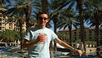 Michael Cheney relaxing